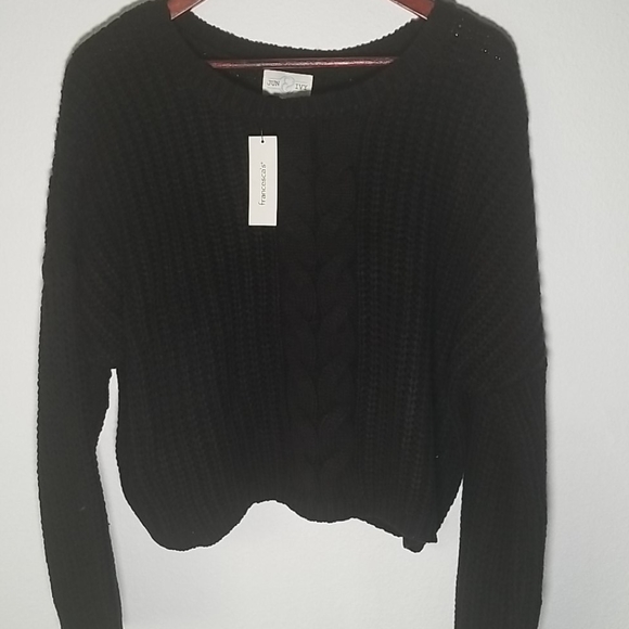 Francesca's Cable Knit Sweater - Picture 3 of 6